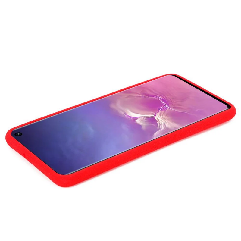 Cadorabo Hülle kompatibel mit Samsung Galaxy S10 4G Schutzhülle aus flexiblem TPU Silikon