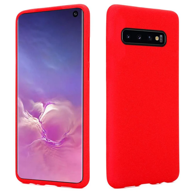 Cadorabo Hülle kompatibel mit Samsung Galaxy S10 4G Schutzhülle aus flexiblem TPU Silikon