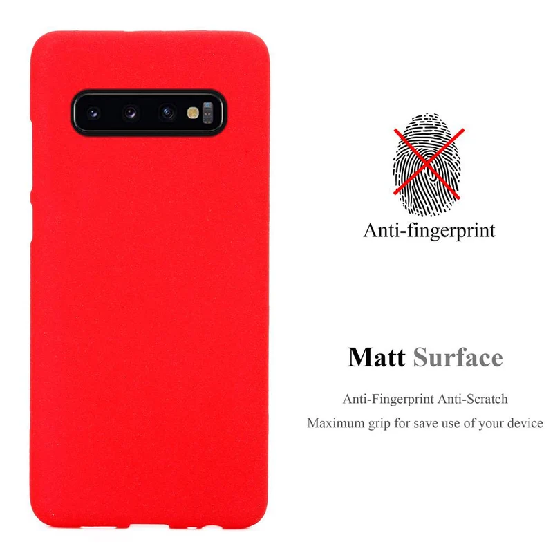 Cadorabo Hülle kompatibel mit Samsung Galaxy S10 4G Schutzhülle aus flexiblem TPU Silikon