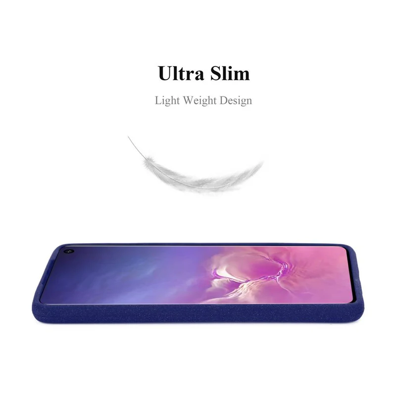 Cadorabo Hülle kompatibel mit Samsung Galaxy S10 4G Schutzhülle aus flexiblem TPU Silikon