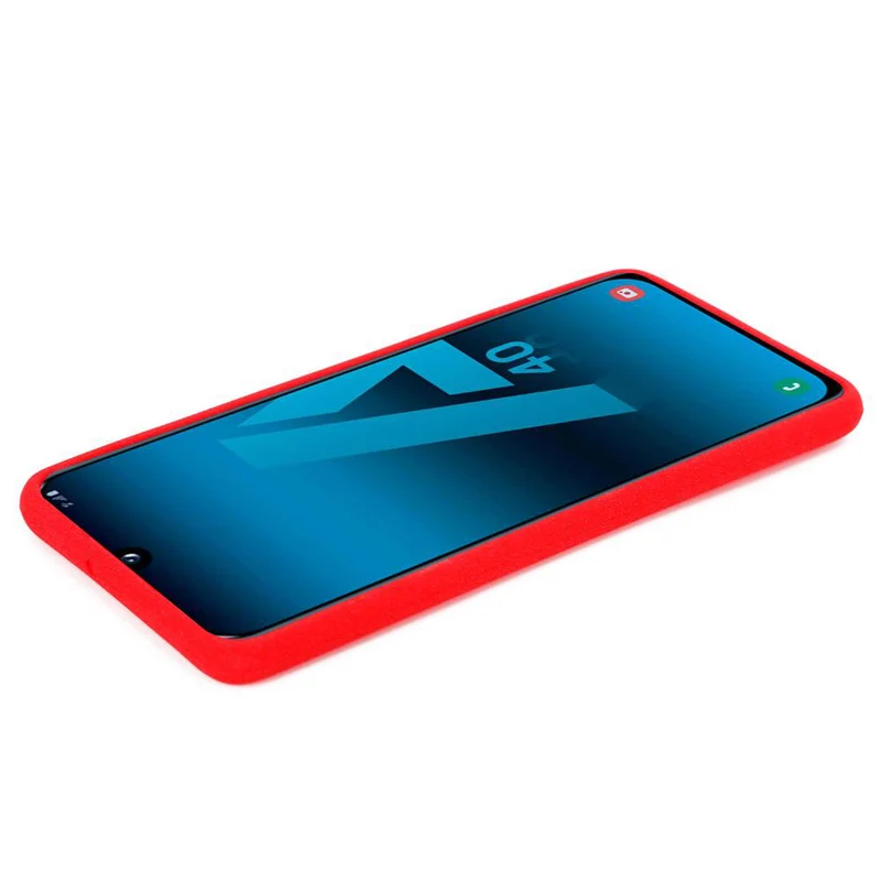 Cadorabo Hülle kompatibel mit Samsung Galaxy A40 Schutzhülle aus flexiblem TPU Silikon