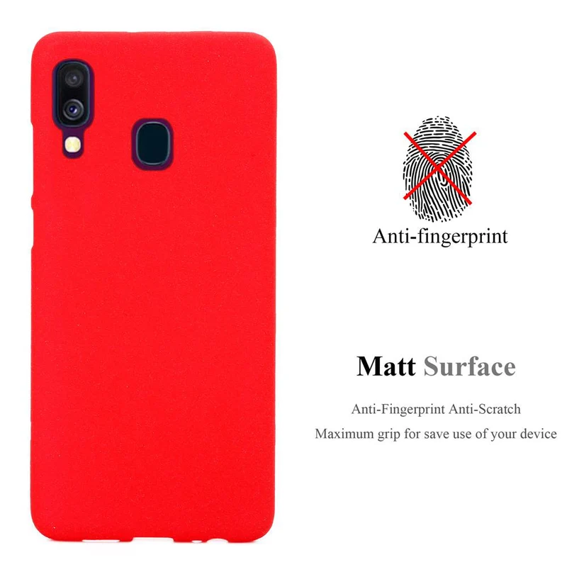 Cadorabo Hülle kompatibel mit Samsung Galaxy A40 Schutzhülle aus flexiblem TPU Silikon