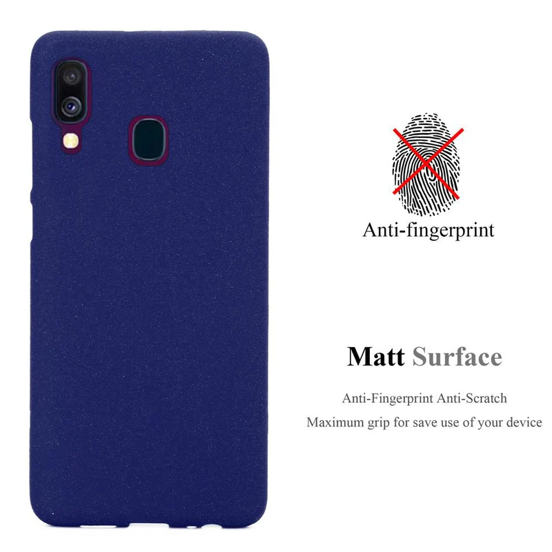 Cadorabo Hülle kompatibel mit Samsung Galaxy A40 Schutzhülle aus flexiblem TPU Silikon