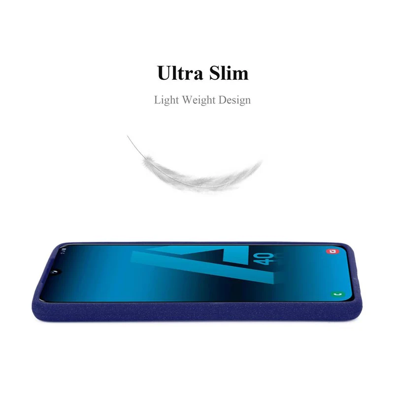 Cadorabo Hülle kompatibel mit Samsung Galaxy A40 Schutzhülle aus flexiblem TPU Silikon