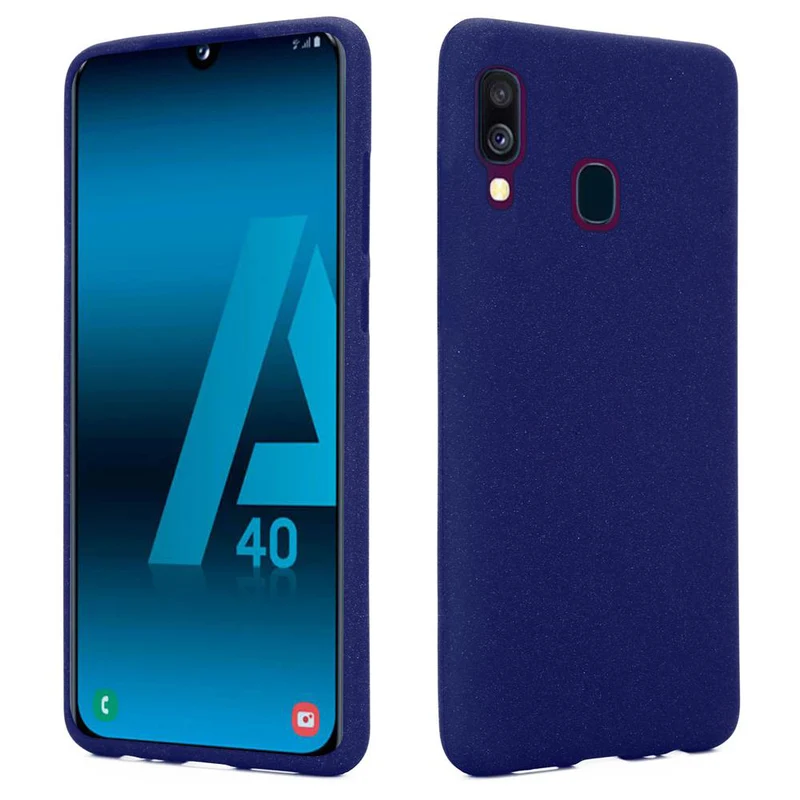 Cadorabo Hülle kompatibel mit Samsung Galaxy A40 Schutzhülle aus flexiblem TPU Silikon