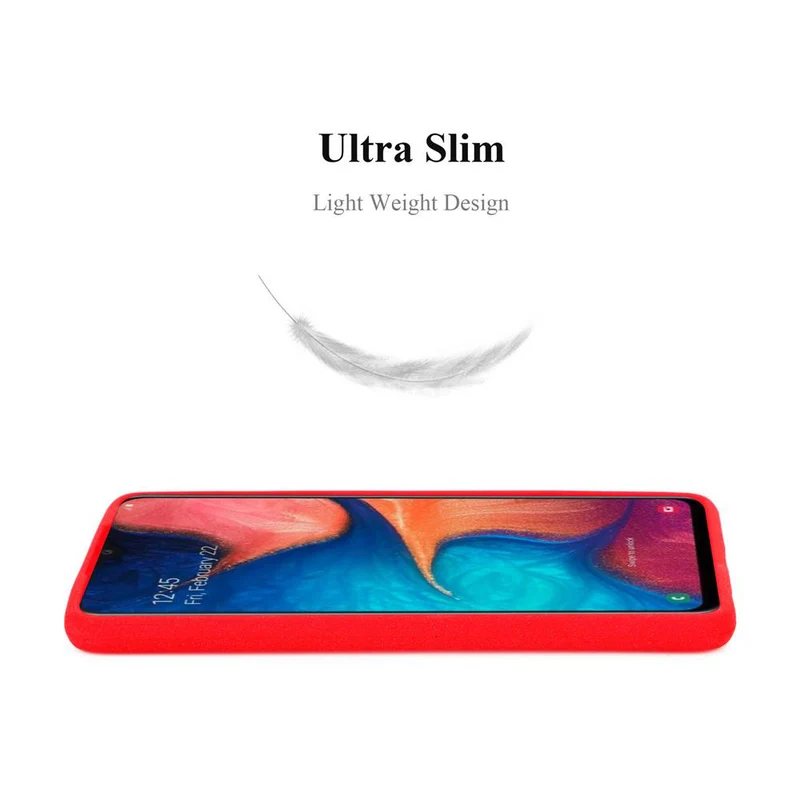Cadorabo Hülle kompatibel mit Samsung Galaxy A10e / A20e Schutzhülle aus flexiblem TPU Silikon