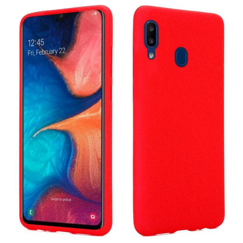 Cadorabo Hülle kompatibel mit Samsung Galaxy A10e / A20e Schutzhülle aus flexiblem TPU Silikon