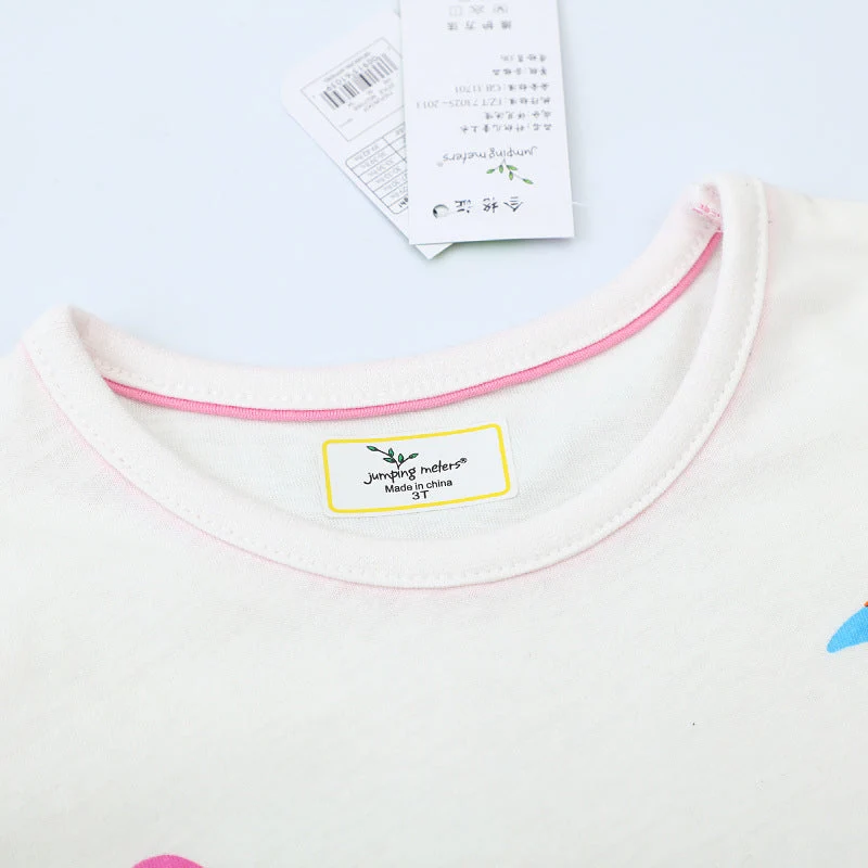 Mädchen T-Shirt mit buntem Flamingo-Design Drune