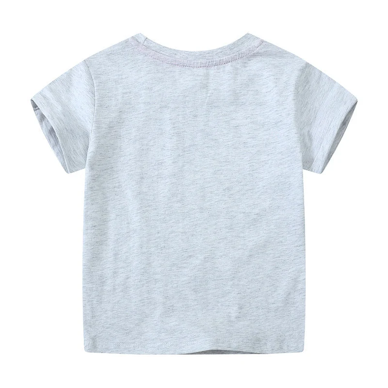 Mädchen T-Shirt mit buntem Einhorn-Design und inspirierendem Schriftzug Drune