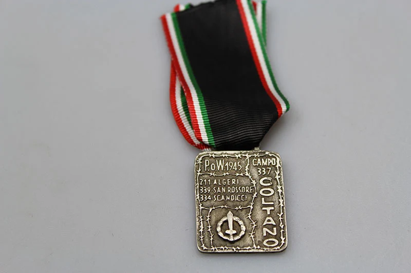 Replik der Kriegsgefangenenmedaille 1945 – 337 Campo di Coltano