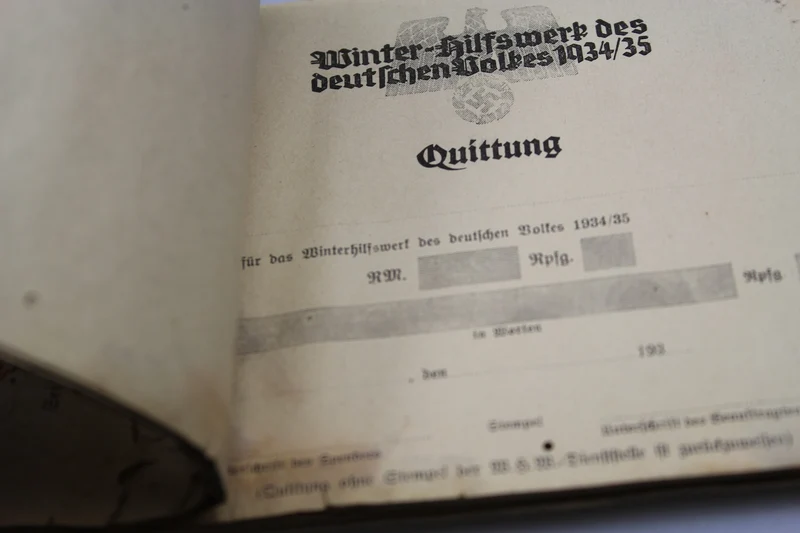 WHW Angebotsquittungsblock