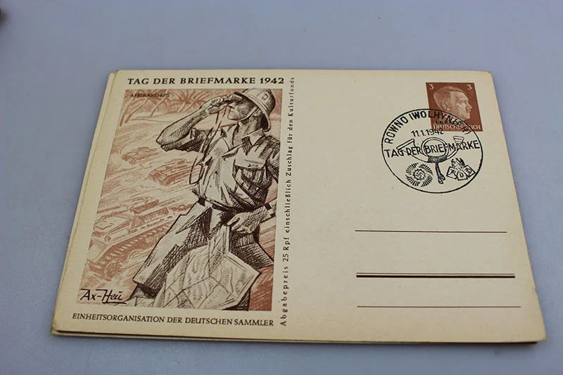 Nr. 3 Postkarte Tag der Briefmarke 1942
