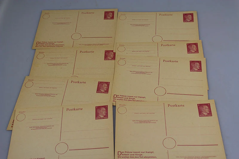 Nr. 8 Postkarten vorfrankiert mit 6 Pfennig