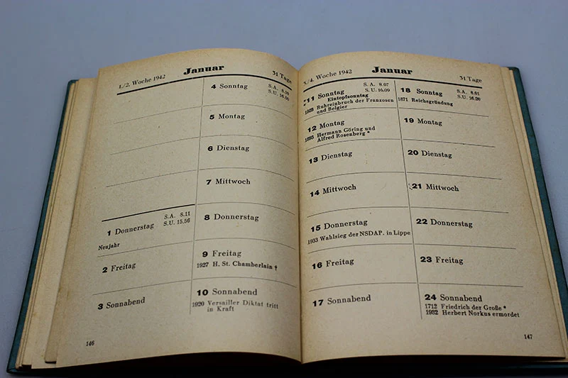 Luftfahrt-Taschenkalender 1942