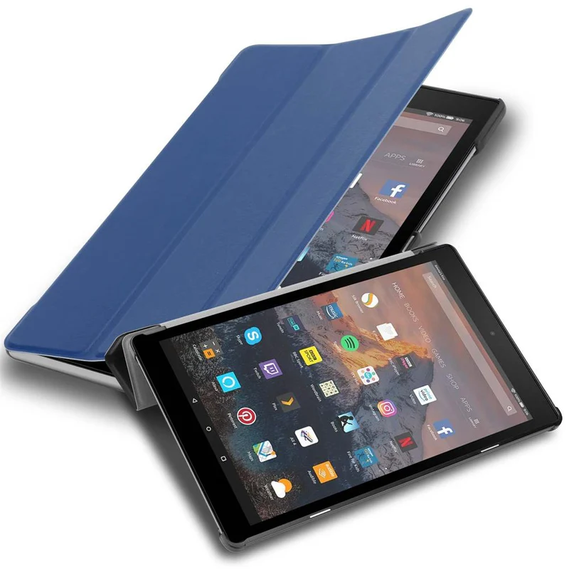 Cadorabo Tablet Hülle kompatibel mit Kindle FIRE HD 10 2017 (7. Gen.) Ultra Dünne Schutzhülle mit Auto Wake Up und Standfunktion