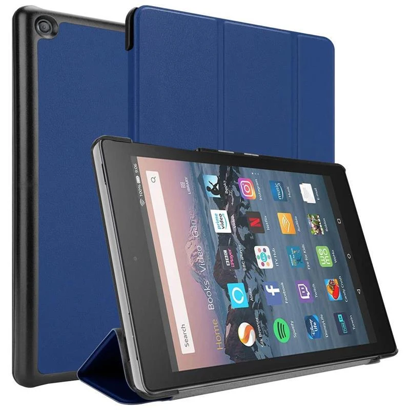 Cadorabo Tablet Hülle kompatibel mit Kindle FIRE HD 8 2017 / 2018 (7. und 8. Gen.) Ultra Dünne Schutzhülle mit Auto Wake Up und Standfunktion