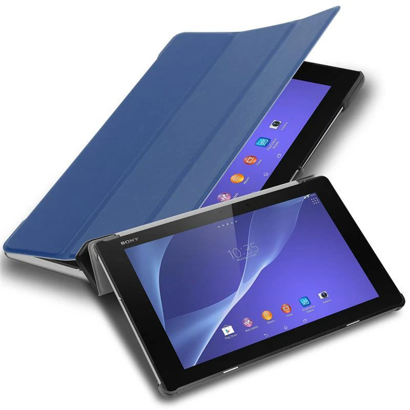 Cadorabo Tablet Hülle kompatibel mit Sony Xperia Tablet Z2 (10.1 Zoll) Ultra Dünne Schutzhülle mit Auto Wake Up und Standfunktion