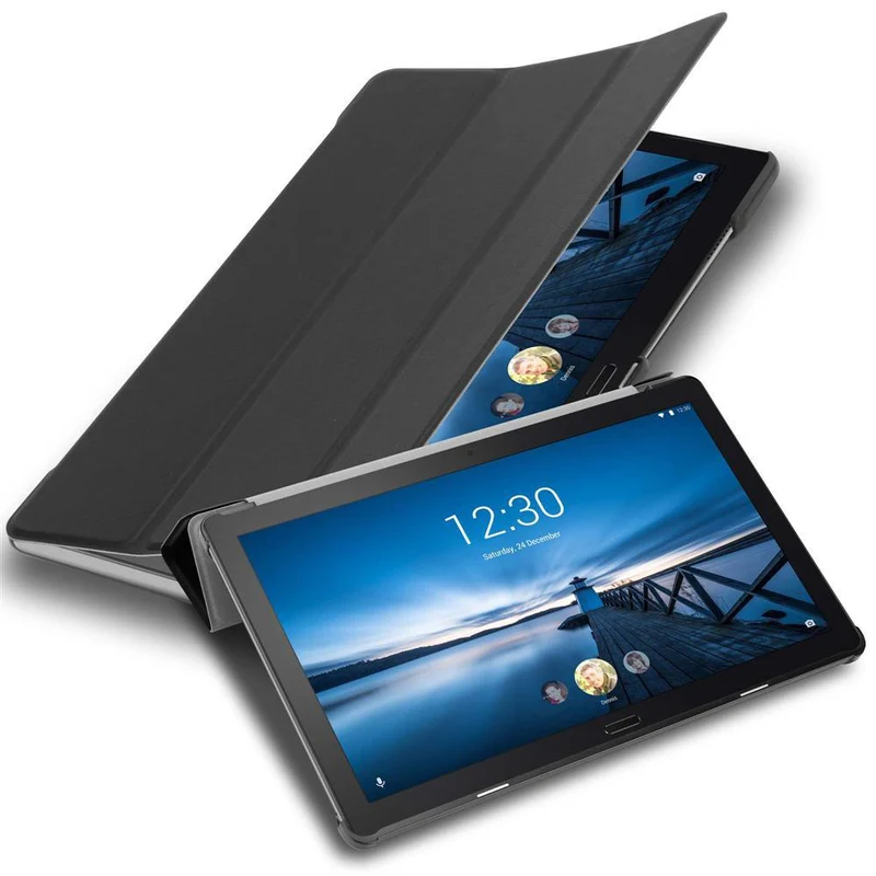 Cadorabo Tablet Hülle kompatibel mit Lenovo Tab P10 (10.1 Zoll) Ultra Dünne Schutzhülle mit Auto Wake Up und Standfunktion