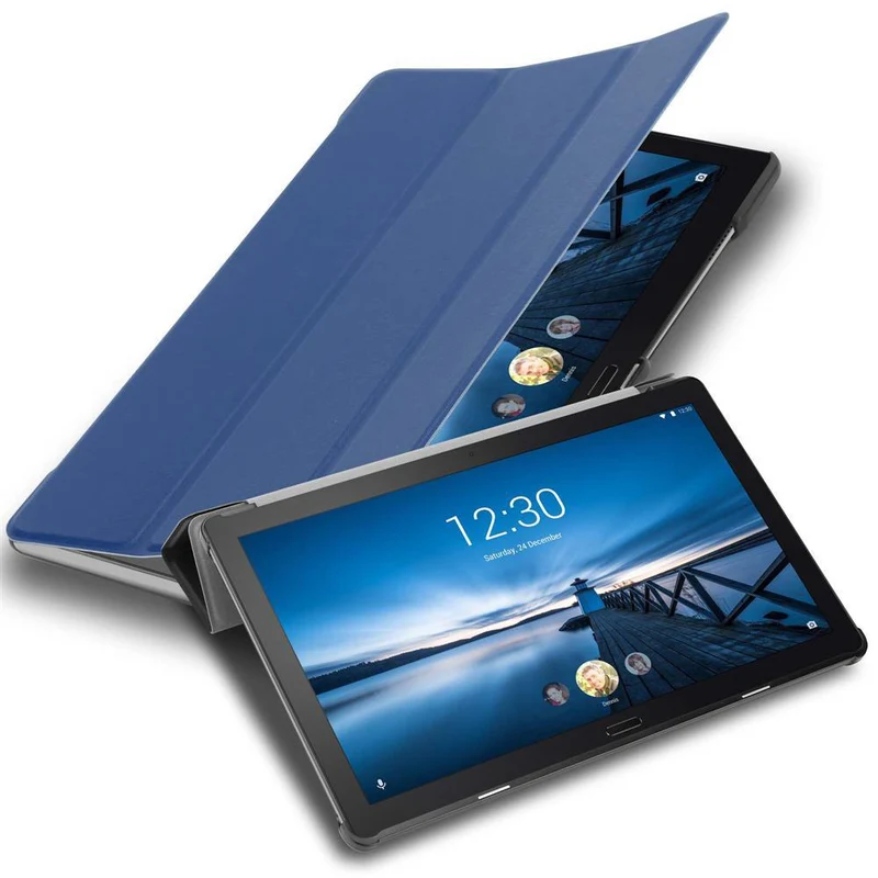 Cadorabo Tablet Hülle kompatibel mit Lenovo Tab P10 (10.1 Zoll) Ultra Dünne Schutzhülle mit Auto Wake Up und Standfunktion