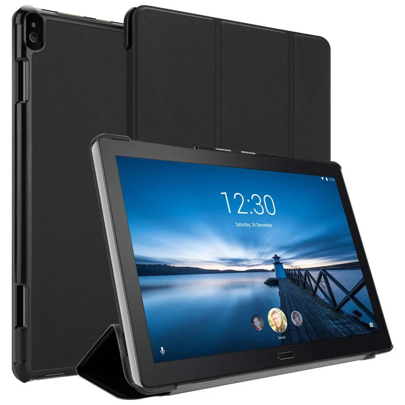 Cadorabo Tablet Hülle kompatibel mit Lenovo Tab P10 (10.1 Zoll) Ultra Dünne Schutzhülle mit Auto Wake Up und Standfunktion