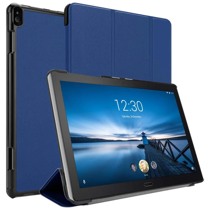 Cadorabo Tablet Hülle kompatibel mit Lenovo Tab P10 (10.1 Zoll) Ultra Dünne Schutzhülle mit Auto Wake Up und Standfunktion