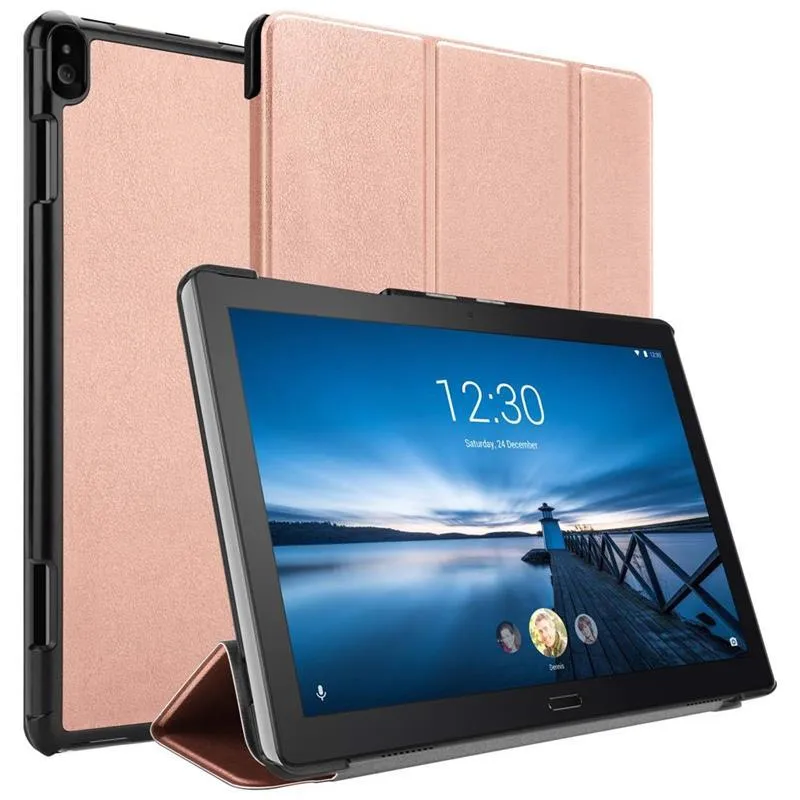 Cadorabo Tablet Hülle kompatibel mit Lenovo Tab P10 (10.1 Zoll) Ultra Dünne Schutzhülle mit Auto Wake Up und Standfunktion