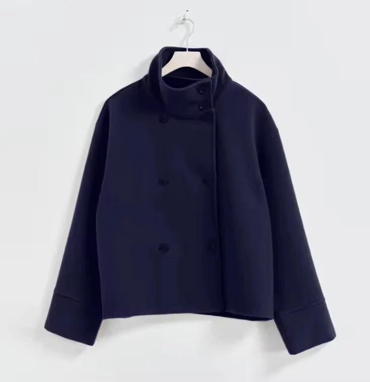Drune | Damen Kurzer Übergröße Trenchcoat für Den Herbst
