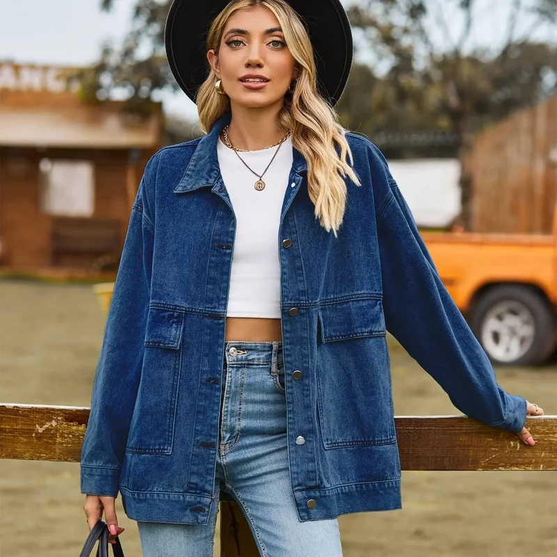 Drune | Klassisches Vintage Denim Jacke für Damen
