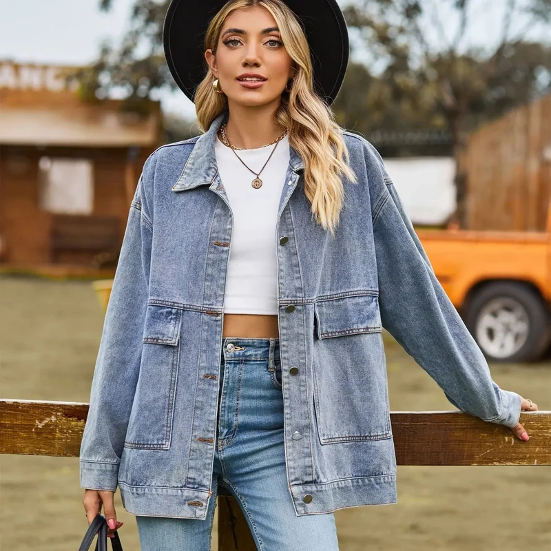 Drune | Klassisches Vintage Denim Jacke für Damen