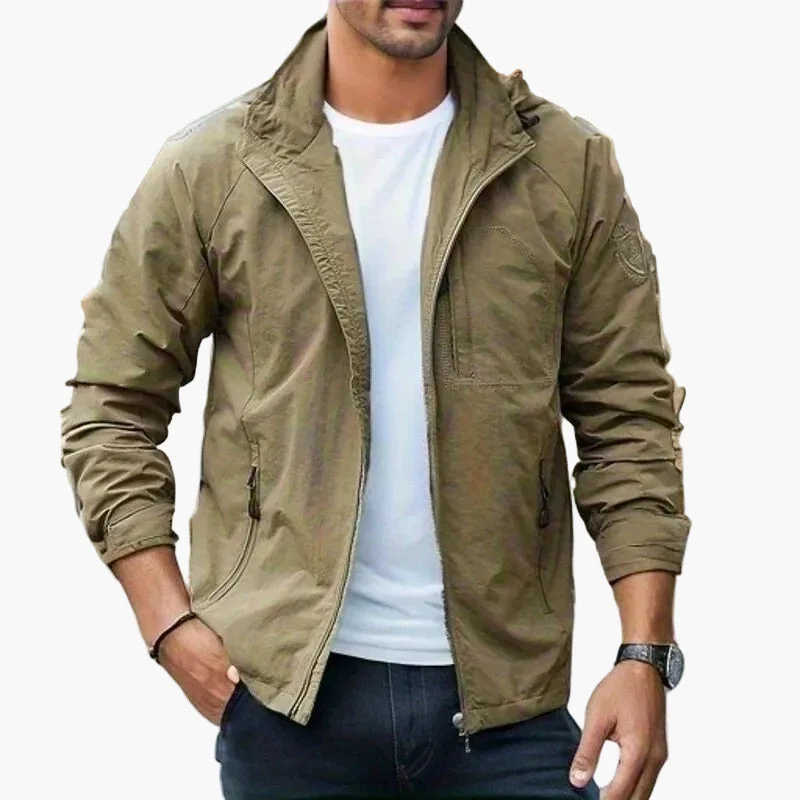 Drune | Cargo Sommerjacke Wasserdicht Atmungsaktiv Freizeit Outdoorjacke