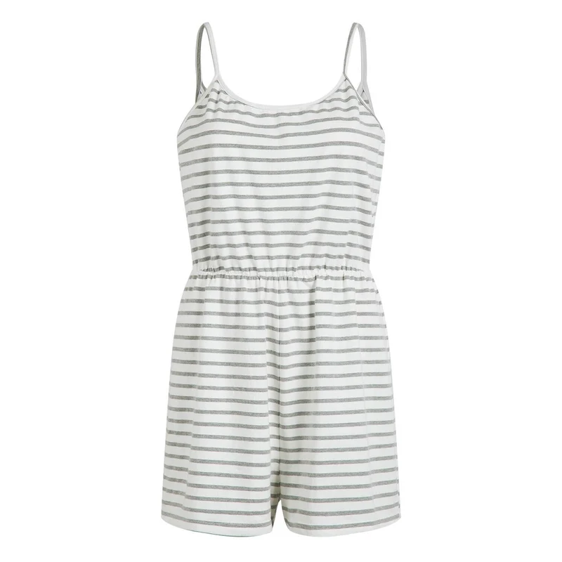 Damen stylischer Jumpsuit mit verstellbaren Trägern und Gummizug in der Taille Drune