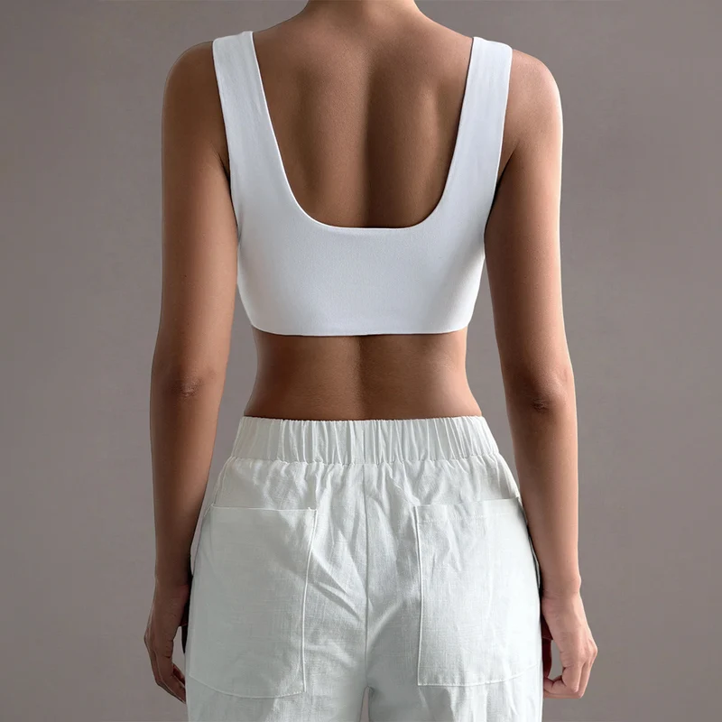 Damen Sport-Bustier mit bequemen breiten Trägern und elastischem Schnitt Drune