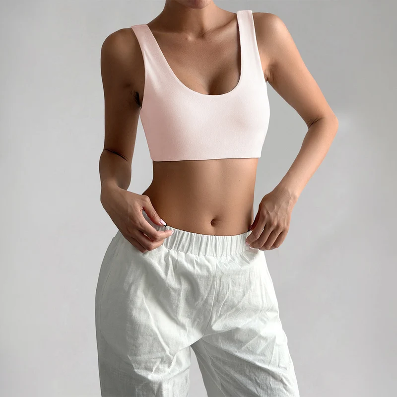Damen Sport-Bustier mit bequemen breiten Trägern und elastischem Schnitt Drune