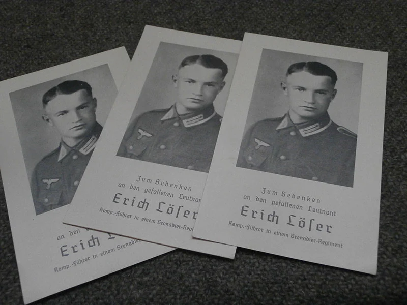 Nr. 3 sterbebilder Ostfront 1942