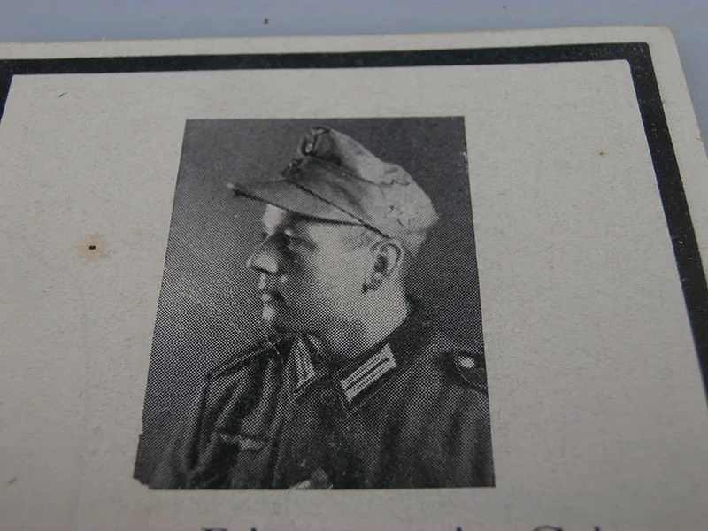 Sterbebilder Gebirgsjäger ( wahrscheinlich das 100. Regiment ) Italien 4/8/44