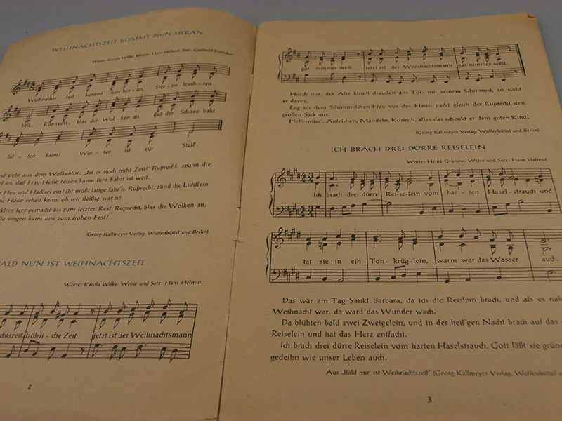 "Deutsche Kriegsweihnacht" Lieder- und Aufmarschbuch der Wehrmacht