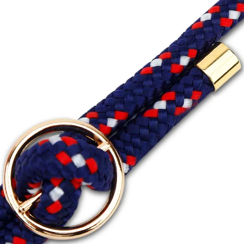 Cadorabo Handy Kette kompatibel mit Asus ZenFone MAX M2 Silikon Schutzhülle mit Gold Ringen, Kordel Band und abnehmbarem Etui