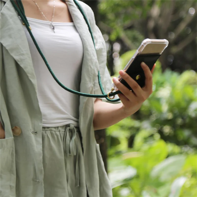 Cadorabo Handy Kette kompatibel mit Asus ZenFone 6 Silikon Schutzhülle mit Gold Ringen, Kordel Band und abnehmbarem Etui