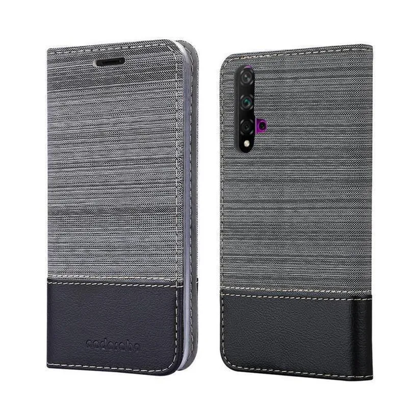 Cadorabo Hülle kompatibel mit Huawei NOVA 5 / 5 PRO Schutzhülle mit Magnetverschluss, Standfunktion und Kartenfach