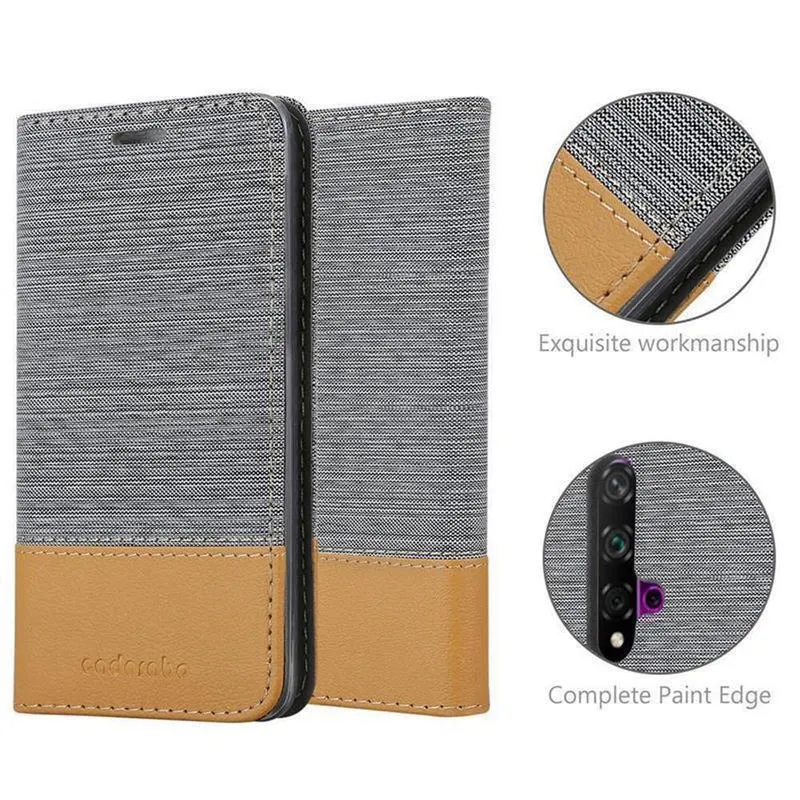 Cadorabo Hülle kompatibel mit Huawei NOVA 5 / 5 PRO Schutzhülle mit Magnetverschluss, Standfunktion und Kartenfach