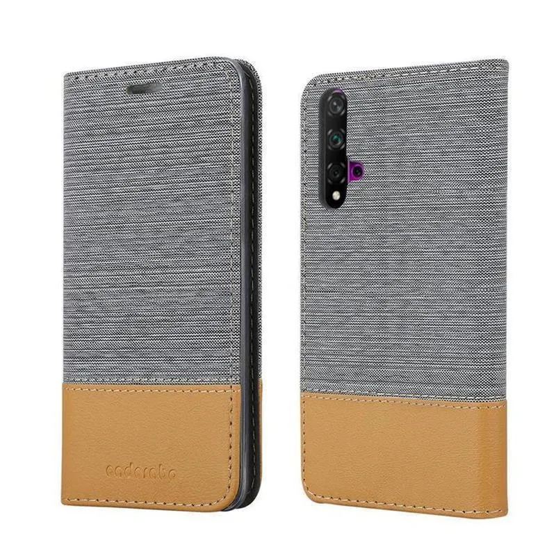 Cadorabo Hülle kompatibel mit Huawei NOVA 5 / 5 PRO Schutzhülle mit Magnetverschluss, Standfunktion und Kartenfach