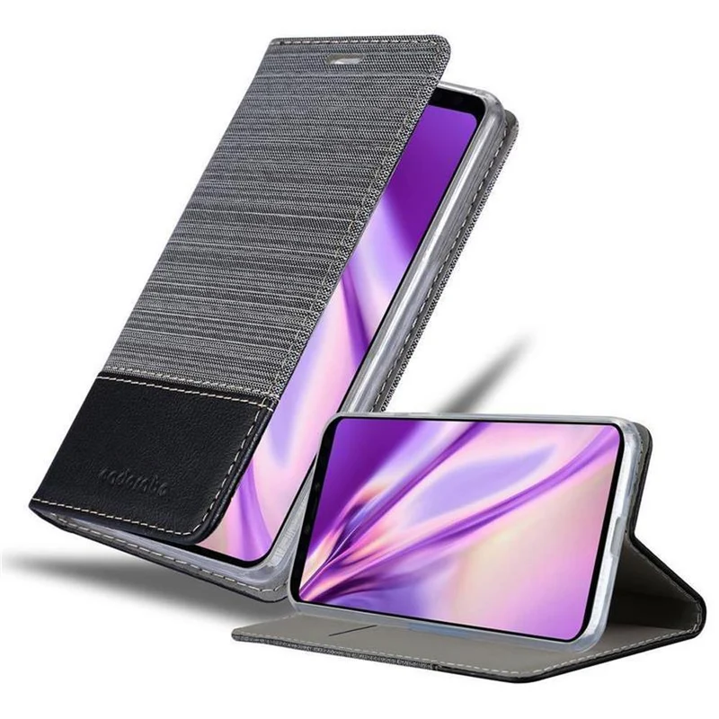 Cadorabo Hülle kompatibel mit Google PIXEL 4 XL Schutzhülle mit Magnetverschluss, Standfunktion und Kartenfach