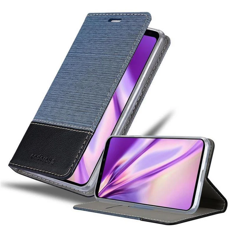 Cadorabo Hülle kompatibel mit Google PIXEL 4 XL Schutzhülle mit Magnetverschluss, Standfunktion und Kartenfach