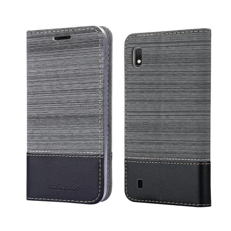 Cadorabo Hülle kompatibel mit Samsung Galaxy A10 / M10 Schutzhülle mit Magnetverschluss, Standfunktion und Kartenfach