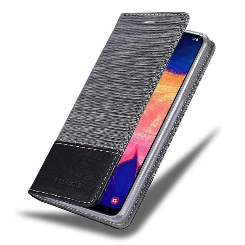 Cadorabo Hülle kompatibel mit Samsung Galaxy A10 / M10 Schutzhülle mit Magnetverschluss, Standfunktion und Kartenfach