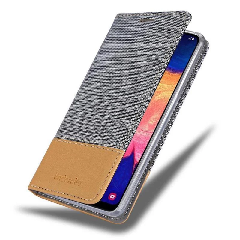 Cadorabo Hülle kompatibel mit Samsung Galaxy A10 / M10 Schutzhülle mit Magnetverschluss, Standfunktion und Kartenfach