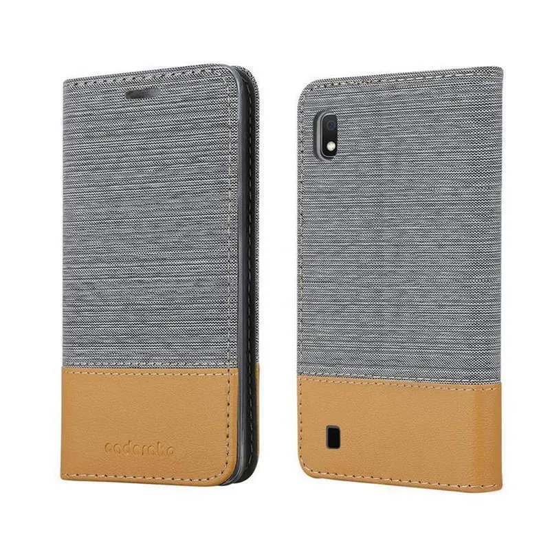 Cadorabo Hülle kompatibel mit Samsung Galaxy A10 / M10 Schutzhülle mit Magnetverschluss, Standfunktion und Kartenfach