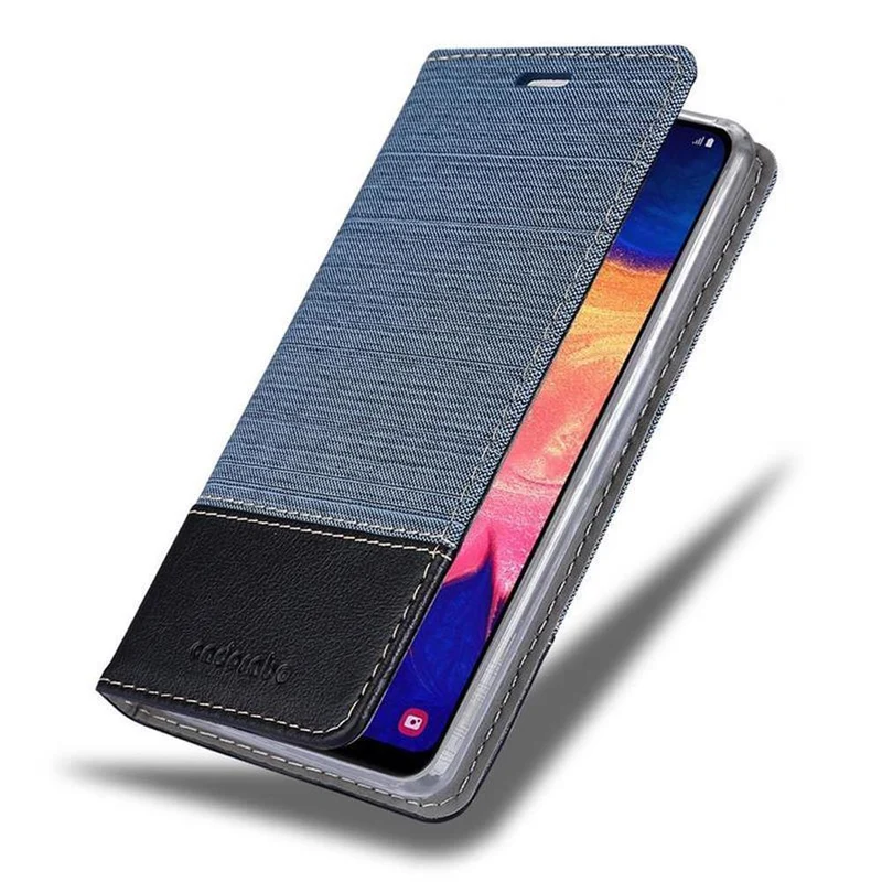 Cadorabo Hülle kompatibel mit Samsung Galaxy A10 / M10 Schutzhülle mit Magnetverschluss, Standfunktion und Kartenfach