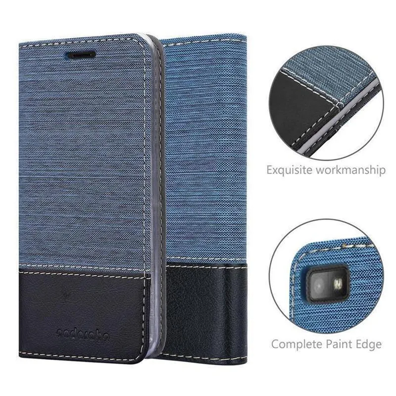 Cadorabo Hülle kompatibel mit Blackberry Z10 Schutzhülle mit Magnetverschluss, Standfunktion und Kartenfach