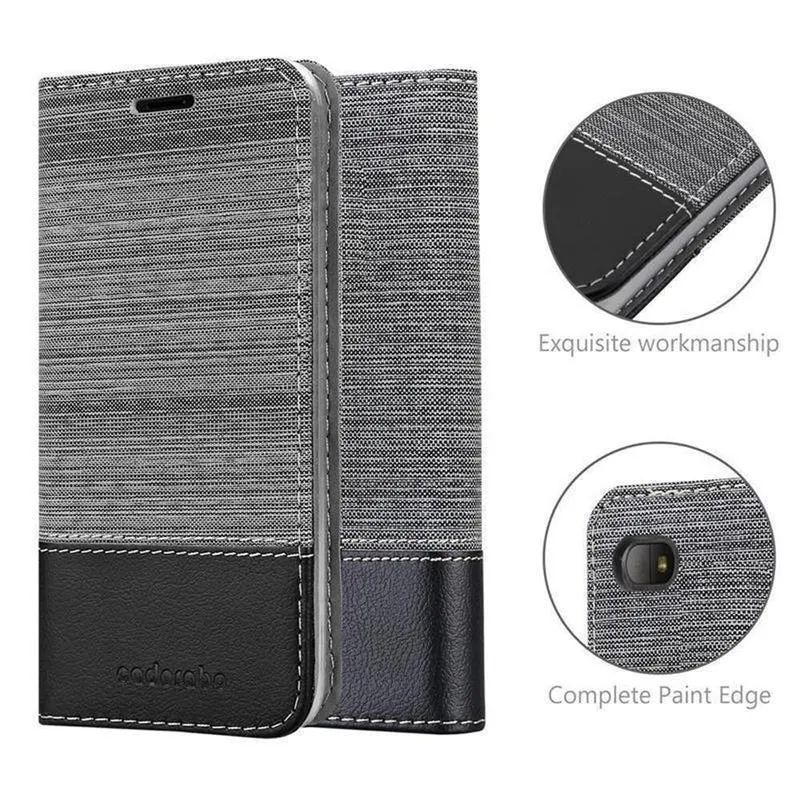 Cadorabo Hülle kompatibel mit Blackberry Q10 Schutzhülle mit Magnetverschluss, Standfunktion und Kartenfach
